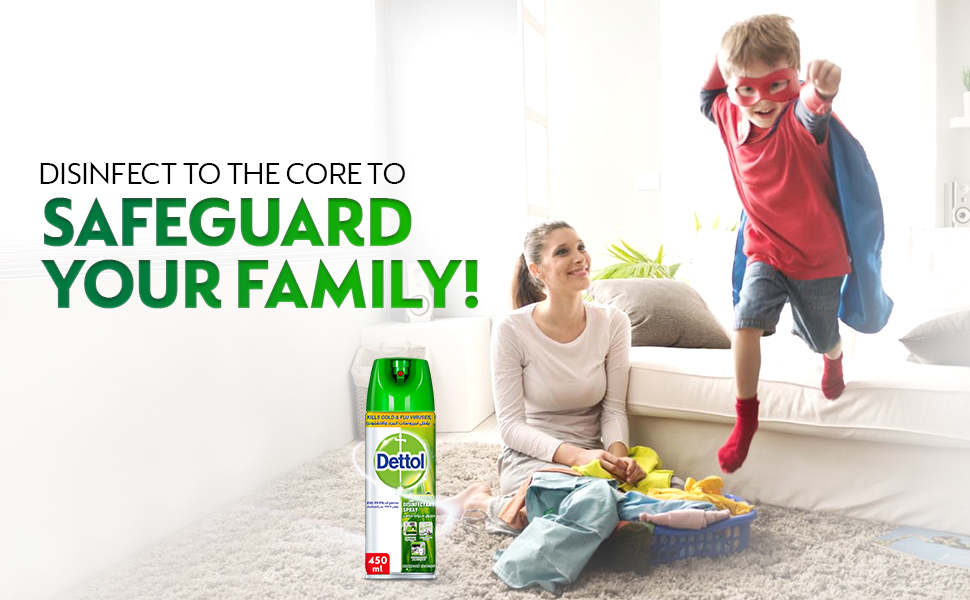 Dettol Morning Dew Antibacterial All in One Disinfectant Spray for use