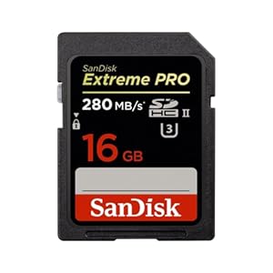 Sandisk Extreme Pro 16 GB Class 10 UHS-II U3 SDHC Card - SDSDXPB-016G-G46