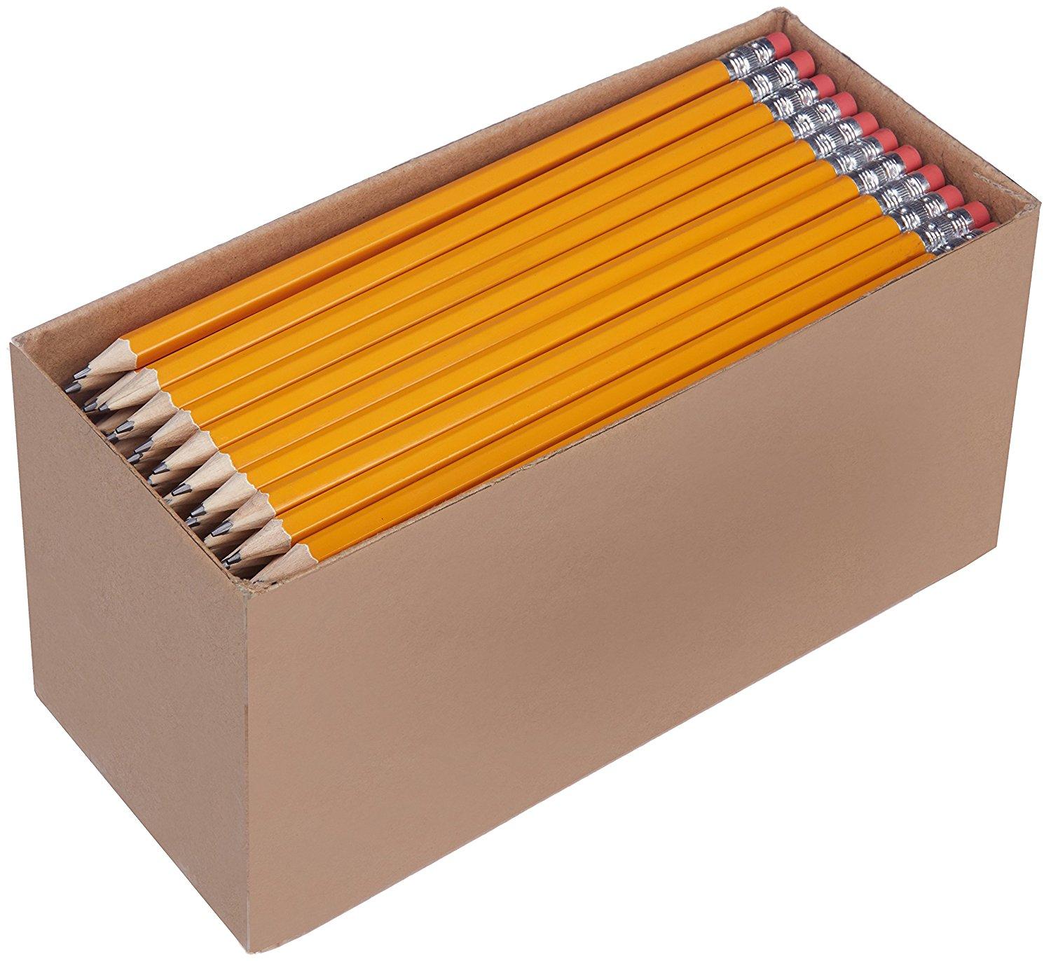 AmazonBasics Presharpened Wood Cased 2 HB Pencils, 150 Pack Amazon.ca Office Products