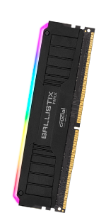 Crucial Ballistix 64GB DDR4-3600 RGB ① Crucial Ballistix RGB 3600 MHz DDR4 DRAM Desktop Gaming