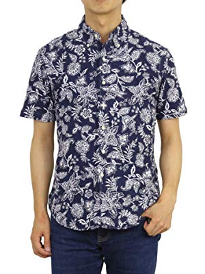 ラルフローレン メンズ 半袖 ボタンダウン アロハシャツ /M Amazon.co.jp: (ポロ ラルフローレン) メンズ ボタンダウン
