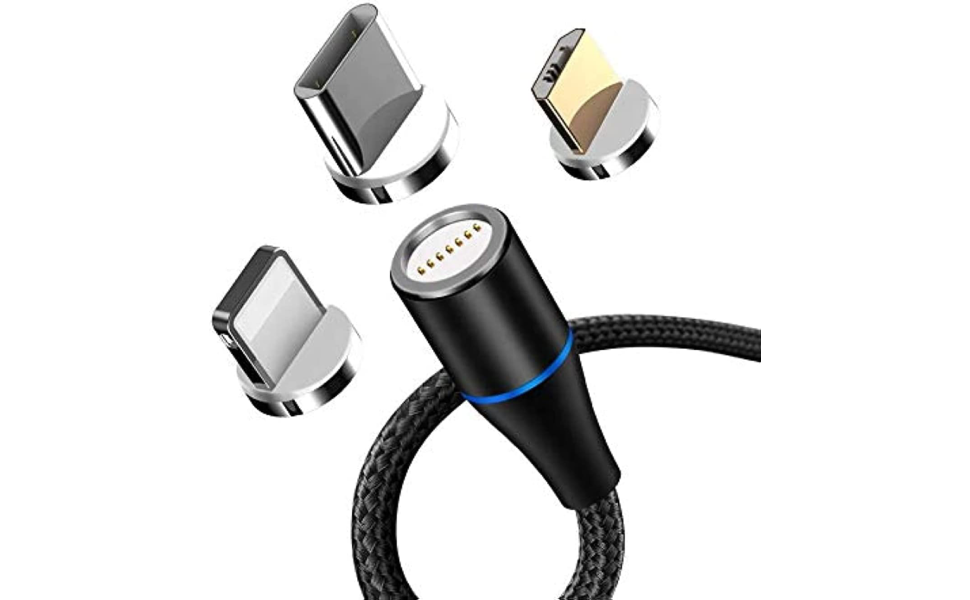 3 in 1 Fast Charging USB Data Cable 3 Amp Black Buy Online