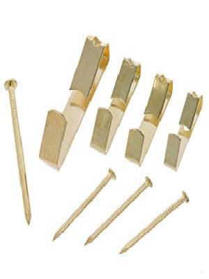 picture hooks hanging hangers kit set plaster-board gold strong coral