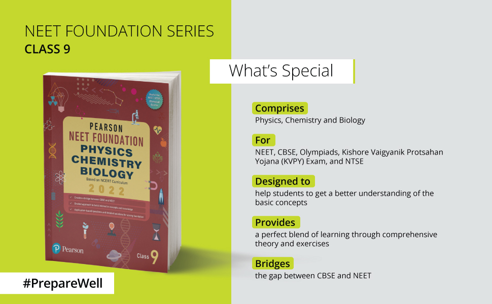 Buy PEARSON NEET FOUNDATION PHYSICS, CHEMISTRY & BIOLOGY CLASS 9 Book