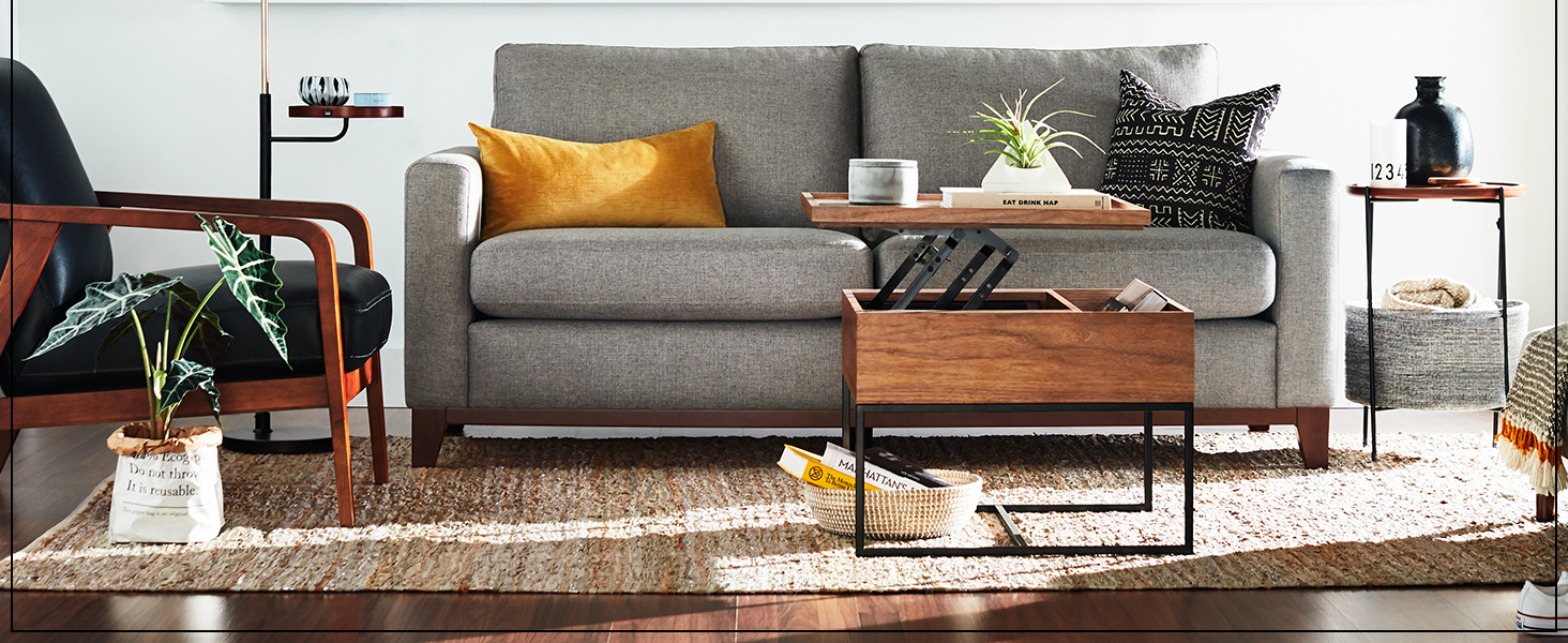 Amazon Brand Rivet MidCentury Modern X Stool Ottoman Chair, 20" W, Ivory Home