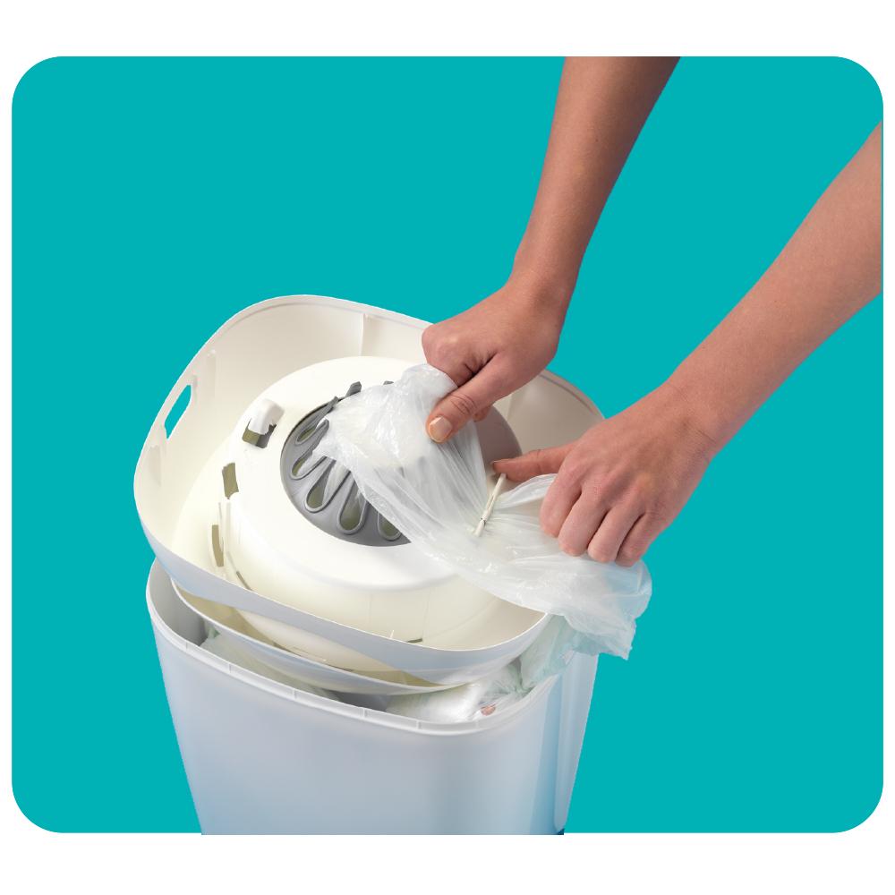 Tommee Tippee Sangenic Tec Nappy Disposal Tub (White) Amazon.co.uk Baby