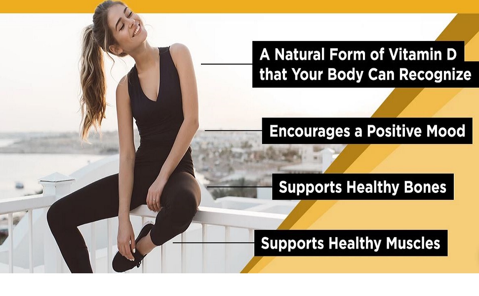 NatureWise Vitamin D3 5000iu (125 mcg) 1 Month Supply for