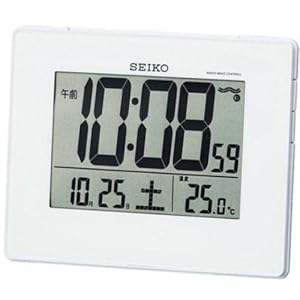 Amazon.co.jp: セイコー クロック 掛け時計 置き時計 兼用 電波