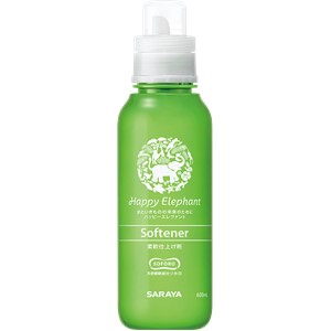 Amazon | サラヤ 柔軟仕上げ剤 ハッピーエレファント 本体 600ml