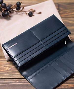 新品未使用✨FUJITAKA フジタカ　長財布　633605 コードバン　ブルー 新品未使用✨FUJITAKA フジタカ 長財布 633605 コードバン ブルー
