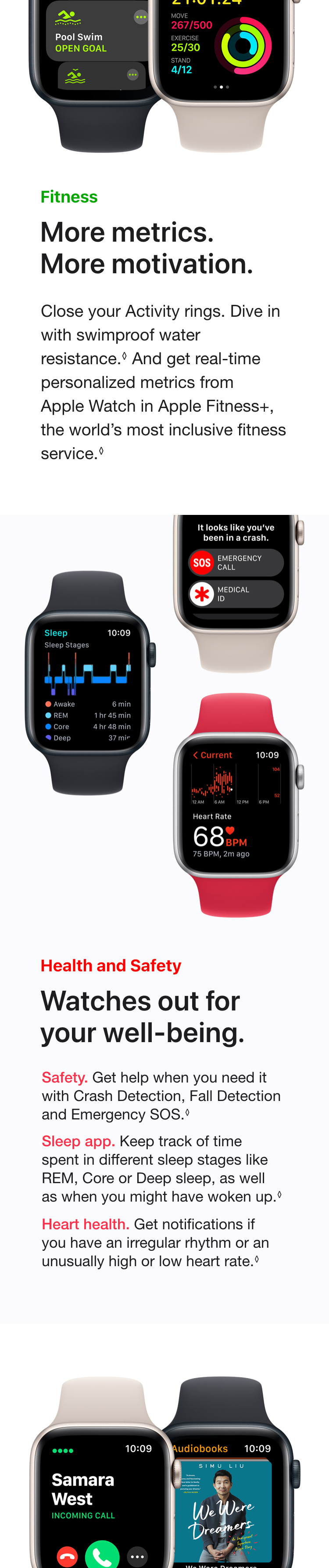 Apple Watch SE (2nd Gen) [GPS 40mm] Smart Watch w/Silver Aluminium