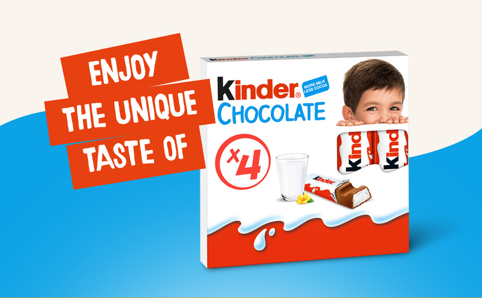 Kinder Milk Cocoa Chocolate, 11 Bar, 231g Pack of 1 Buy Online at