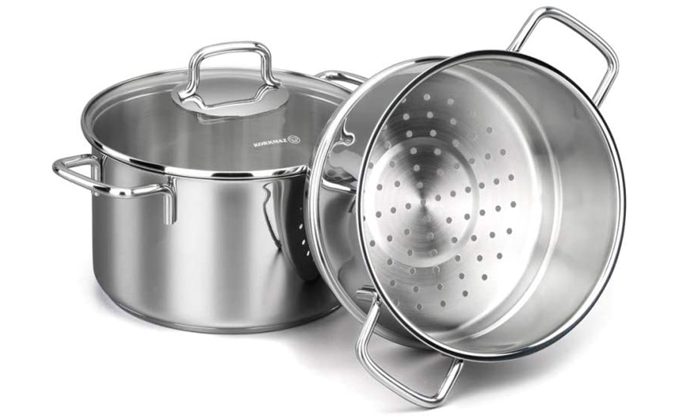 Korkmaz Stainless Steel Pressure Cooker 3.8 Litre A1521, Silver Buy