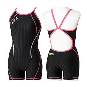 アリーナ　競泳水着　試合用　タフスーツ140 ミドルスパッツ2枚セット アリーナ 水泳 水着 タフミドルスパッツダブル レディース SAR