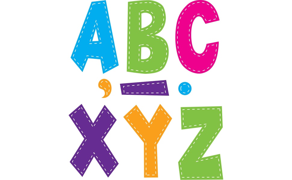 Amazon.com: Teacher Created Resources Multi Bright Stitch 7