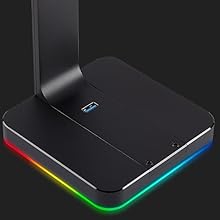 Corsair ST100 RGB RGB対応ヘッドセットスタンド SP767 CA-9011167-AP ST100 RGB Premium Headset Stand with 7.1 Surround Sound