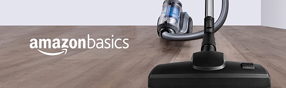 Amazon Basics Aspirateur multicyclonique, filtration haute efficacité, pour sols durs et tapis, filtre HEPA, 700 W, 2,5 L