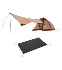 テント・タープ LOGOS TRADCANVAS AWNING LIVING DUOSET-BB Tradcanvas オーニングリビング・DUO-BB|ギア|テント|ソロ・2名
