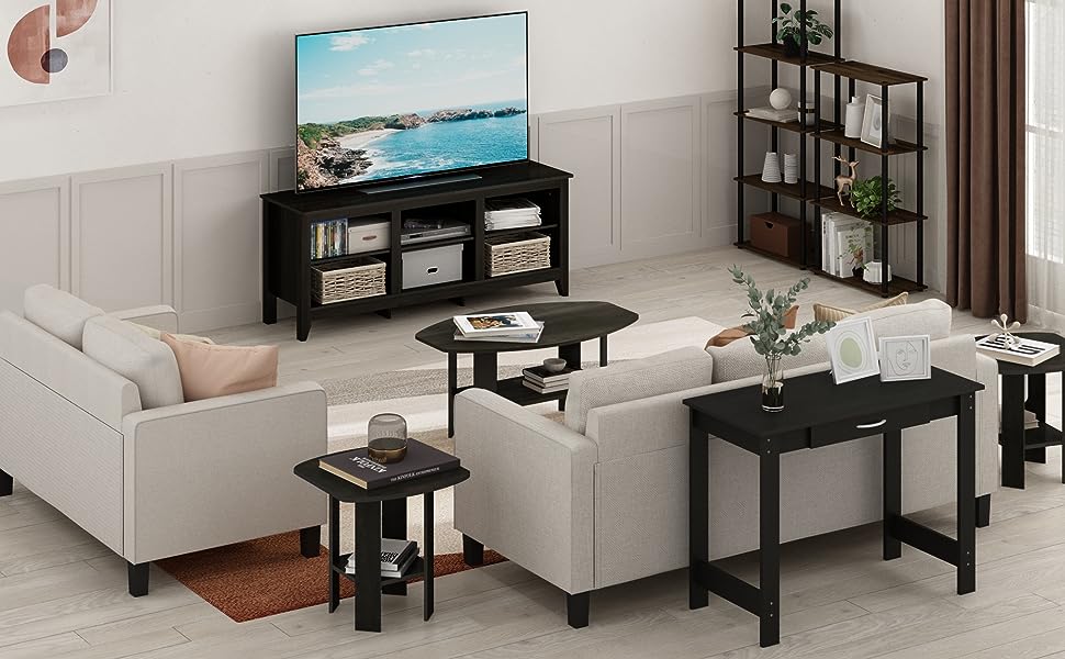 【色: コロンビアウォルナット/ブラック】フリノ(Furinno) シンプルデザ Amazon.co.jp: フリノ(Furinno) シンプルデザインコーヒーテーブル