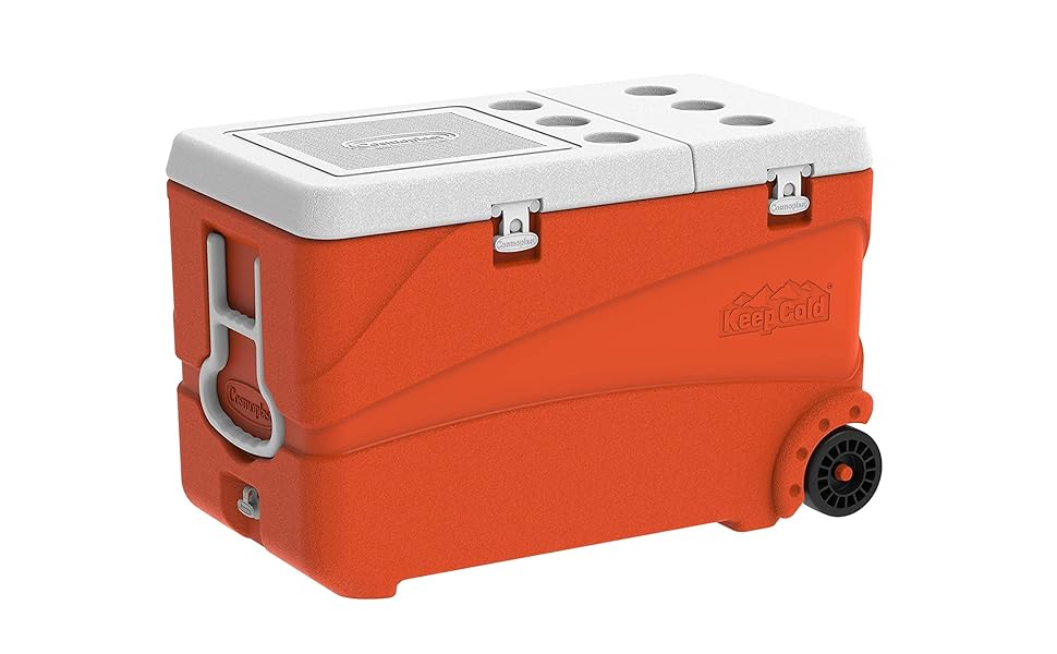 Cosmoplast Keep Cold Plastic Cooler Icebox Deluxe 102 Liters With