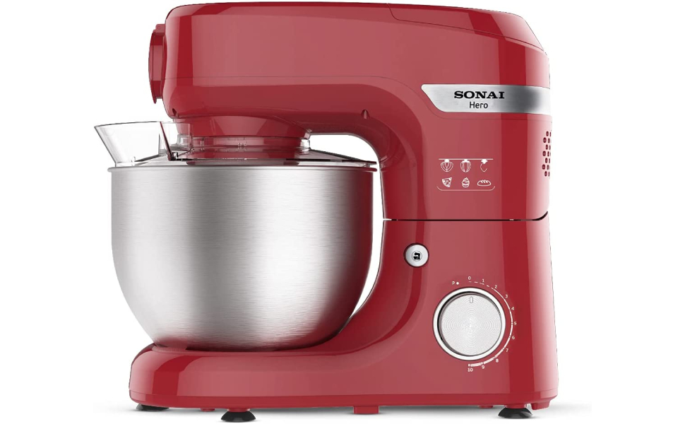 Sonai Stand Mixer-Hero SH-M775-1000 Watt 10 Speeds 5.5L Splash Guard