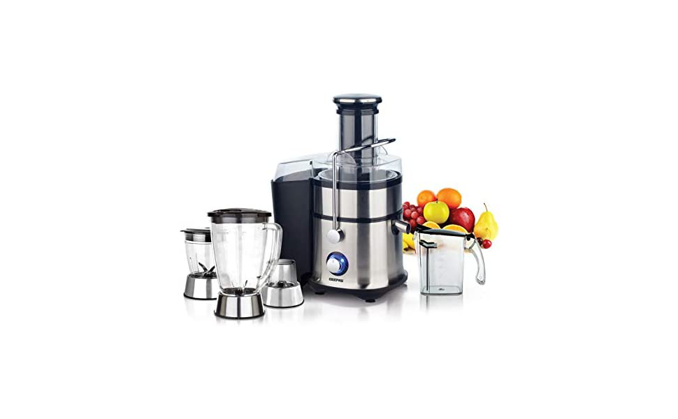 Geepas GSB5451 4in1 Juicer & Blender Compact Electric Blender