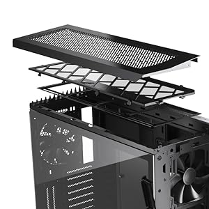 Amazon | Fractal Design Vector RS - Blackout TG ミドルタワー