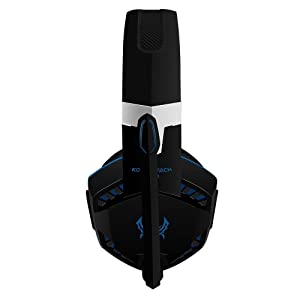 KOTION G2000 Gaming Headphone Headset Stereo Bass Over-ear Headband Mic PC Blue