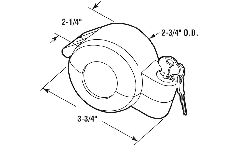 PrimeLine Products EP 4180 Door Knob LockOut Device, Diecast
