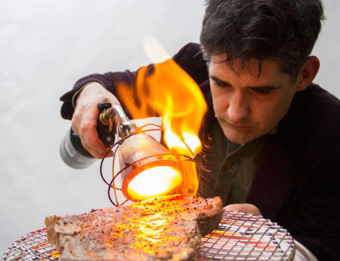 SEARZALL Stainless Steel Culinary Torch Attachment, Pro