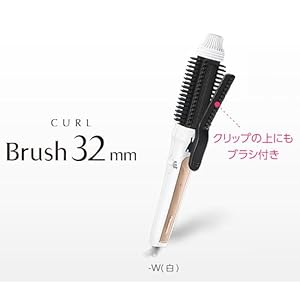 Panasonic ブラシヘアアイロン ホワイト Amazon | パナソニック ヘアアイロン カール・ストレート両用