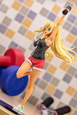 ダンベル何キロ持てる？ 紗倉ひびき　奏流院朱美 1/7 完成品フィギュア 美ボディが強調されるタンクトップ姿に注目！『ダンベル何キロ