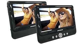 Sylvania SDVD9957 Portable DVD Player with Dual 9