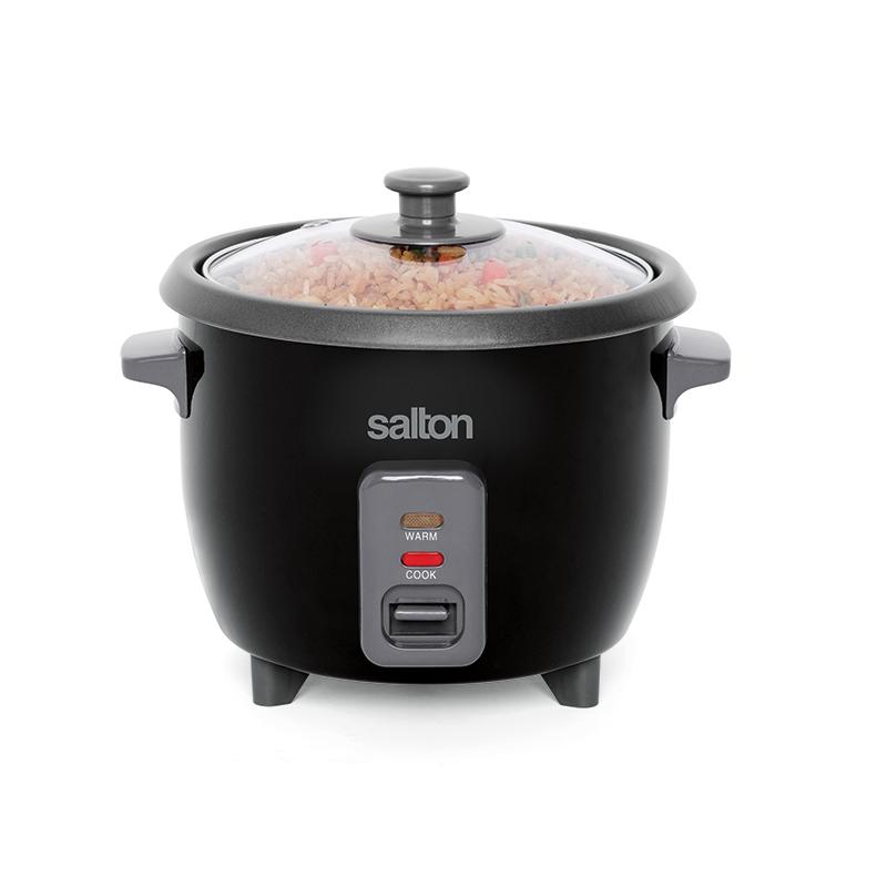 Salton 6 Cup Automatic Rice Cooker with Bonus Food Steaming Basket