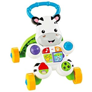 Fisher-Price Infant - Cebra parlanchina, Primeros Pasos (Mattel DLD96) (versión en francés)