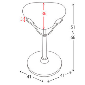 Amazon｜宮武製作所 プロポーションスツール(ハイタイプ) 幅41