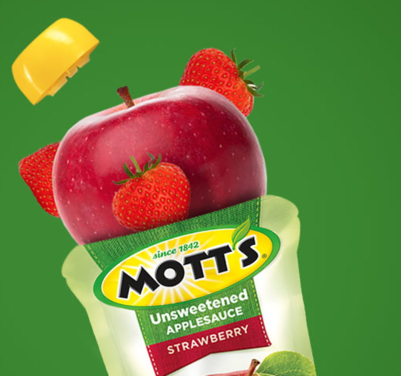Mott's Unsweetened Applesauce, 3.9 oz cups, 6 count Prime