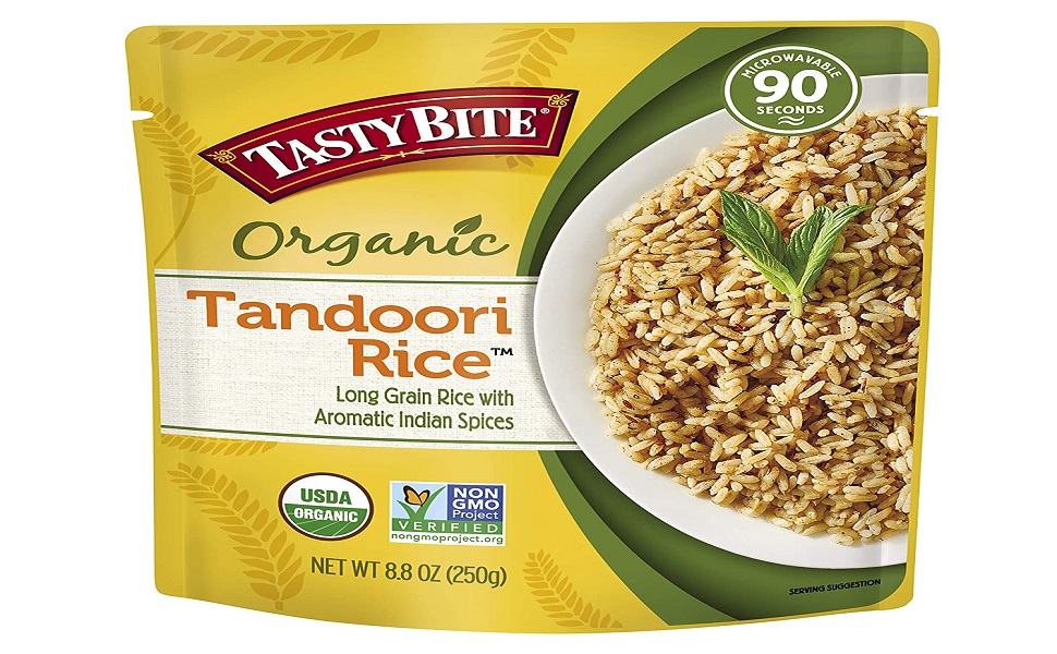  Tasty Bite Tandoori Rice, Long Grain Rice with Aromatic Indian Spices