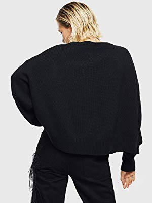 DIESEL レディース DIESELロゴジャガードニットトップス DIESEL レディース DIESELロゴジャガードニットトップス