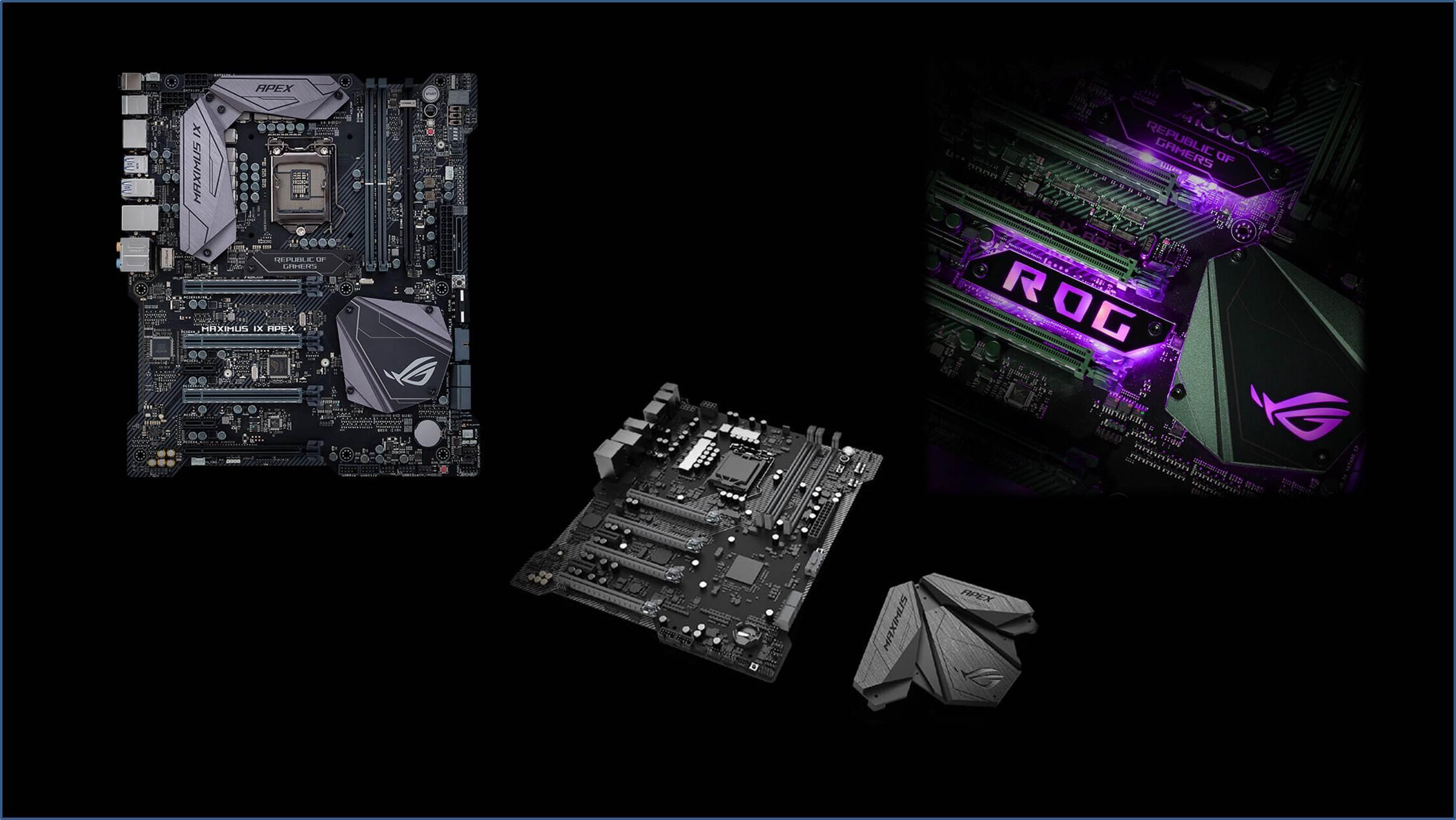 ASUS ROG Maximus IX Apex Motherboard(Aura Sync RGB LEDs, DDR4 4266MHz