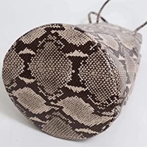 希少　極美品　Marco Masi マルコマージ　切替　バック　革　蛇　パイソン MARCO MASI マルコマージ Marco Masi バッグ 巾着バッグ