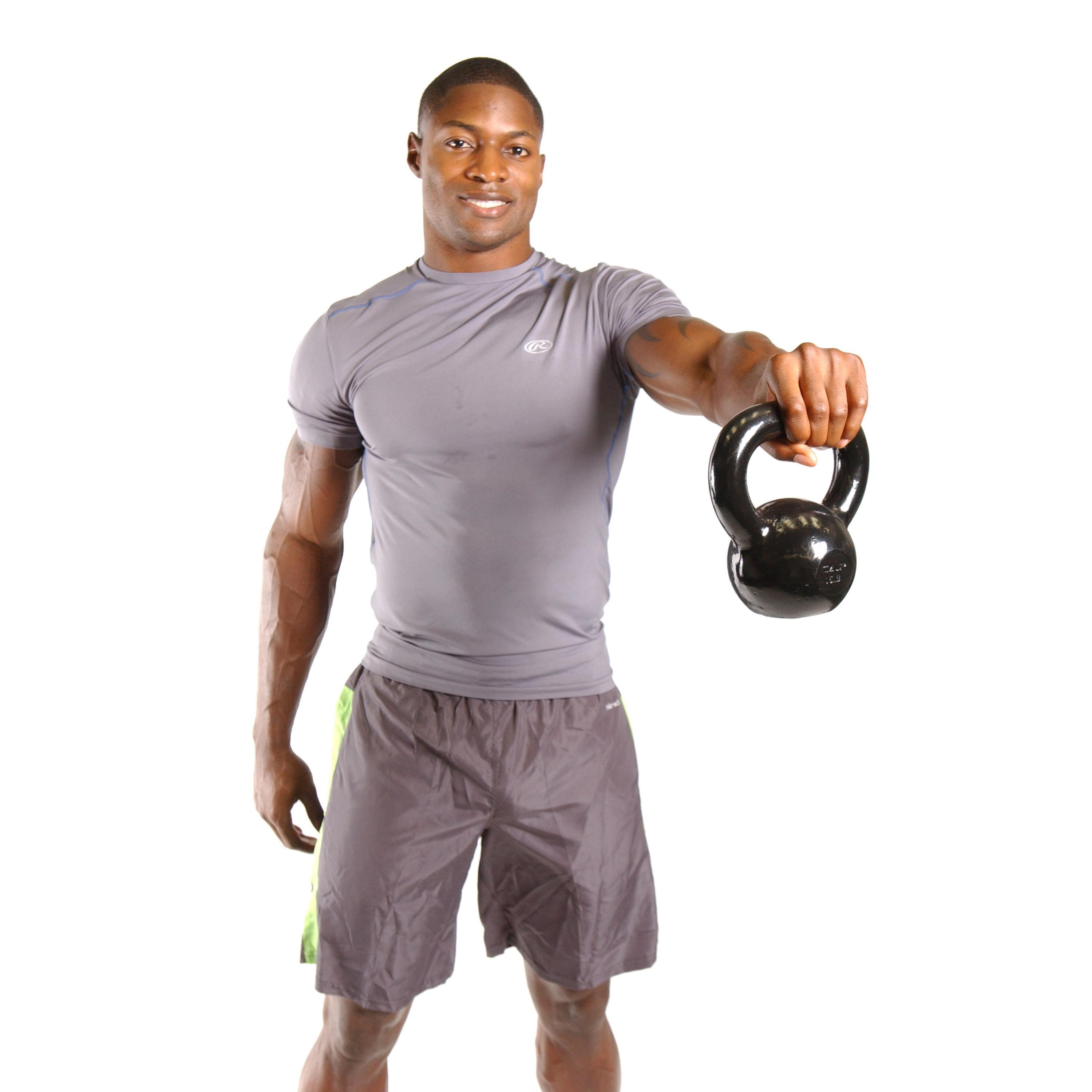 CAP Barbell Enamel Coated Cast Iron Kettlebell, 30Pound