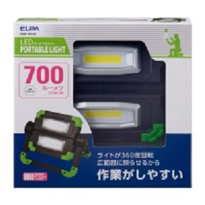 Amazon.co.jp: エルパ (ELPA) LED両面ポータブルライト 作業灯