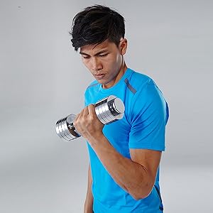 5キロダンベル Amazon | 可変式ダンベル 5kg Pure Series ブラック 単品 5段階