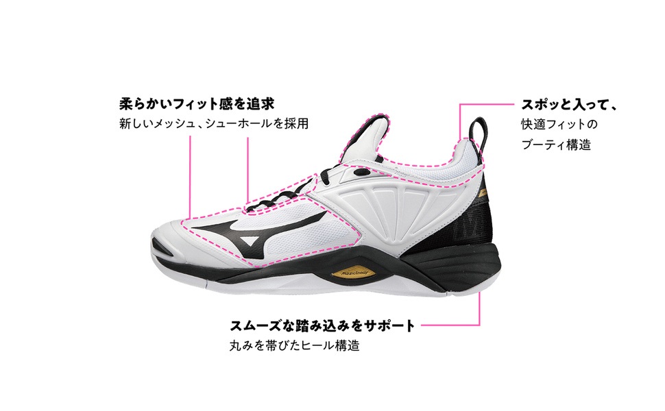 ミズノ　バレーボールシューズ　ウェーブモーメンタム2❣️ Amazon | [ミズノ] バレーボールシューズ ウエーブモーメンタム