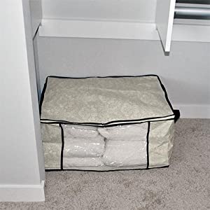 DII Home Organization Soft Storage Nonwoven Closet or Under-The-Bed Zipper Bag Set of 2, Chest Size