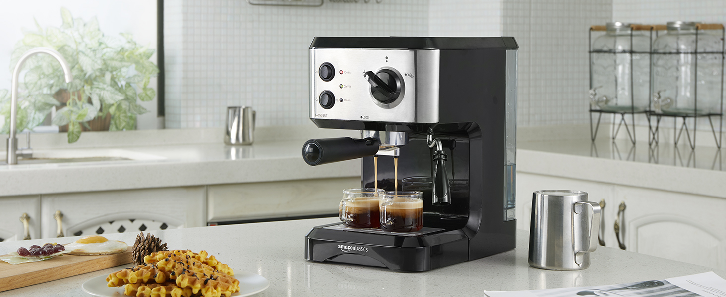 Amazon Basics Espresso Machine Amazon.de Home & Kitchen