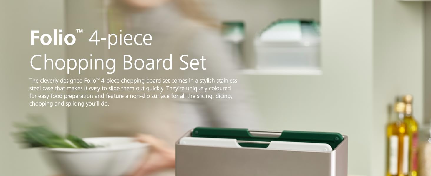 Joseph Joseph Folio Large Chopping Board Set Editions (Sky) Amazon