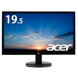a cer ディスプレイ パネル種類:IPSパネル Acer(エイサー)のPCモニター・液晶