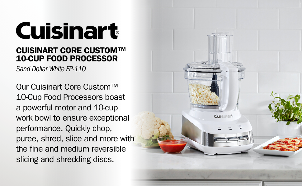 Cuisinart® FP110C Core Custom™ 10Cup Food Processor Chop, Puree